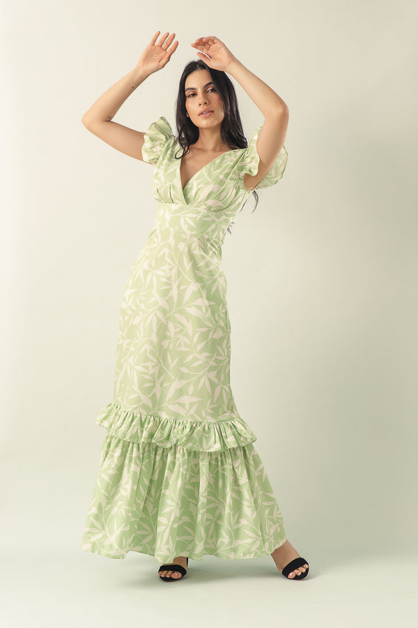 VESTIDO AMELIE VERDE CLARO