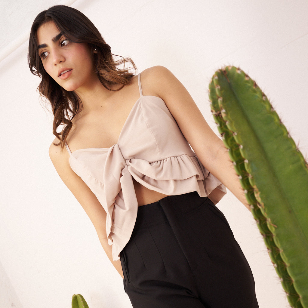 BLUSA PERGAMINO BEIGE